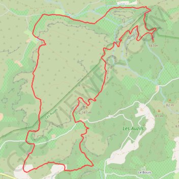 Itinéraire À la découverte du massif de la Clape, distance, dénivelé, altitude, carte, profil, trace GPS