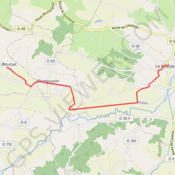 Itinéraire Le fousseret, distance, dénivelé, altitude, carte, profil, trace GPS