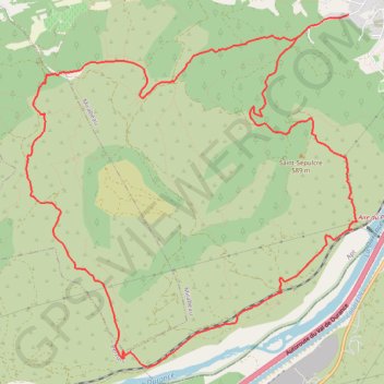 Itinéraire Mirabeau test, distance, dénivelé, altitude, carte, profil, trace GPS