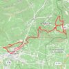 Itinéraire Enduro Beaumes-de-Venise - Dentelles-de-Montmirail, distance, dénivelé, altitude, carte, profil, trace GPS