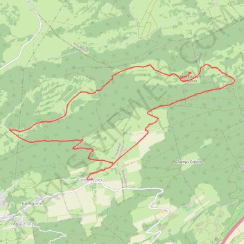 Itinéraire AnyConv.com__montaubert, distance, dénivelé, altitude, carte, profil, trace GPS