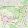 Itinéraire De Louvigny à Caen par les voies vertes, distance, dénivelé, altitude, carte, profil, trace GPS