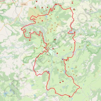 Itinéraire Egliseneuve d'antraigues-Besse, distance, dénivelé, altitude, carte, profil, trace GPS