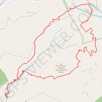 Itinéraire Tour du Malaoui, distance, dénivelé, altitude, carte, profil, trace GPS