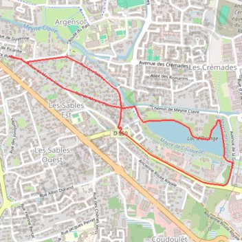 Itinéraire Route du Parc - Lac de Couavedel, distance, dénivelé, altitude, carte, profil, trace GPS