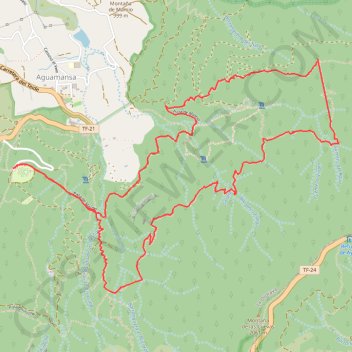 Itinéraire Los Organos, distance, dénivelé, altitude, carte, profil, trace GPS