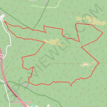 Itinéraire Vallée de la Gorge aux Archers, distance, dénivelé, altitude, carte, profil, trace GPS