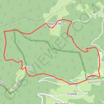 Itinéraire La Faye - Fanget, distance, dénivelé, altitude, carte, profil, trace GPS
