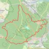 Itinéraire Forêt de Fontainebleau 1 Nord, distance, dénivelé, altitude, carte, profil, trace GPS