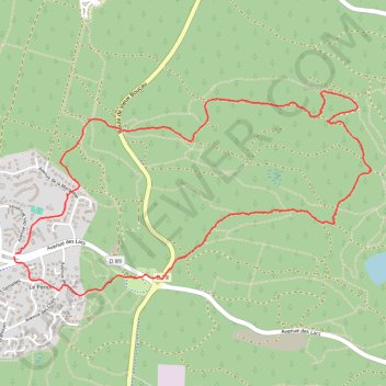 Itinéraire Dunes et forêts à Seignosse-le-Penon, distance, dénivelé, altitude, carte, profil, trace GPS