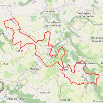 Itinéraire Randonnée le Pin, distance, dénivelé, altitude, carte, profil, trace GPS