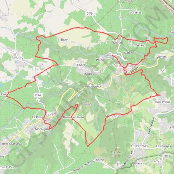 Itinéraire Pilat - Malleval, distance, dénivelé, altitude, carte, profil, trace GPS