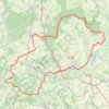 Itinéraire La VALLÉE du LOIR en 4 jours, distance, dénivelé, altitude, carte, profil, trace GPS