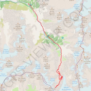 Itinéraire Vallon de la Pilatte (Oisans), distance, dénivelé, altitude, carte, profil, trace GPS