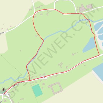 Itinéraire Circuit des Passerelles - Cintray, distance, dénivelé, altitude, carte, profil, trace GPS