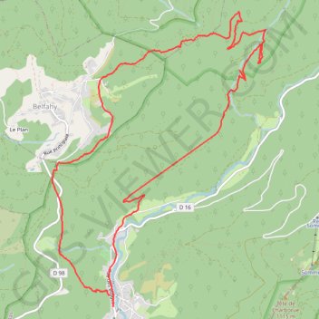 Itinéraire Le sentier du haut drion, distance, dénivelé, altitude, carte, profil, trace GPS