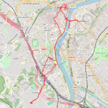 Itinéraire 2023-04-09 17:18:47, distance, dénivelé, altitude, carte, profil, trace GPS