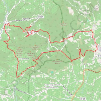 Itinéraire visugpx_vOkfSlJVG1_1, distance, dénivelé, altitude, carte, profil, trace GPS