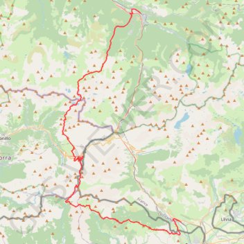 Itinéraire D'Ax-les-Thermes à La Tour de Carol, distance, dénivelé, altitude, carte, profil, trace GPS