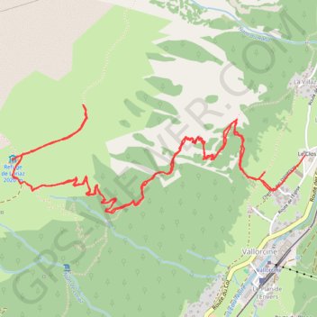 Itinéraire Les chalets de Loriaz, distance, dénivelé, altitude, carte, profil, trace GPS