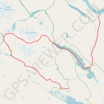 Itinéraire Sarek Adventure trek, distance, dénivelé, altitude, carte, profil, trace GPS