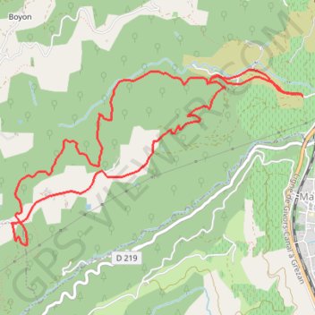 Itinéraire Tournon sur Rhône, des Champs à Charray, distance, dénivelé, altitude, carte, profil, trace GPS