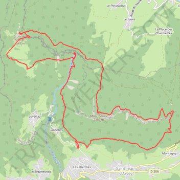 Itinéraire X du Nivolet et Doria 25 MAI 2025-21482493, distance, dénivelé, altitude, carte, profil, trace GPS