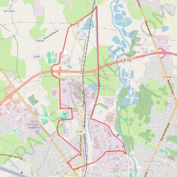 Itinéraire Tracé 069, distance, dénivelé, altitude, carte, profil, trace GPS