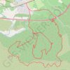 Itinéraire Les Crêtes de Maraval - Pignans, distance, dénivelé, altitude, carte, profil, trace GPS