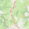 Itinéraire Ossès - Haltzamendi - Baïgura, distance, dénivelé, altitude, carte, profil, trace GPS