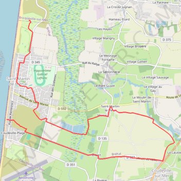 Itinéraire 0 - Parcours 12,5km, distance, dénivelé, altitude, carte, profil, trace GPS
