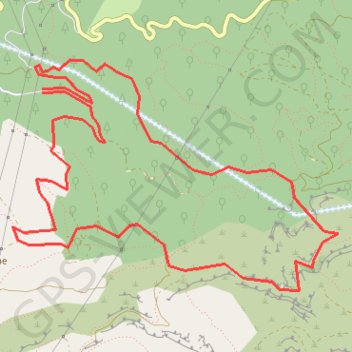 Itinéraire Garlaban La Parloire, distance, dénivelé, altitude, carte, profil, trace GPS