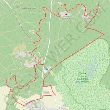 Itinéraire Dans le Massif de la Dame Jouanne, distance, dénivelé, altitude, carte, profil, trace GPS