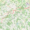 Itinéraire 01 nogaro - lelin lapujolle, distance, dénivelé, altitude, carte, profil, trace GPS
