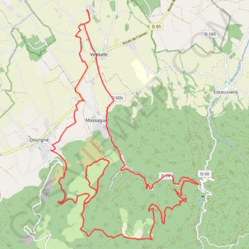 Itinéraire Les Piscines, distance, dénivelé, altitude, carte, profil, trace GPS
