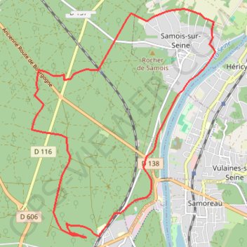 Itinéraire Des hauteurs de la Seine à la forêt, distance, dénivelé, altitude, carte, profil, trace GPS