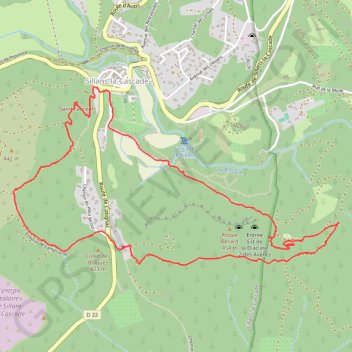 Itinéraire Sillans la Cascade, distance, dénivelé, altitude, carte, profil, trace GPS