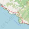 Itinéraire Dans le Cinque Terre : de Corniglia à Vernazza, distance, dénivelé, altitude, carte, profil, trace GPS