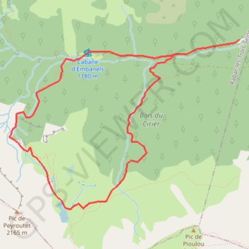 Itinéraire Etang Bleu, distance, dénivelé, altitude, carte, profil, trace GPS