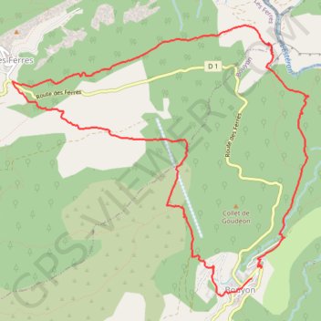 Itinéraire Gorges de l'Esteron, distance, dénivelé, altitude, carte, profil, trace GPS