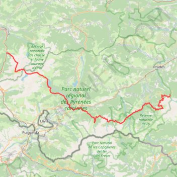 Itinéraire De Mérens-les-Vals à Ras-des-Cortalets, distance, dénivelé, altitude, carte, profil, trace GPS