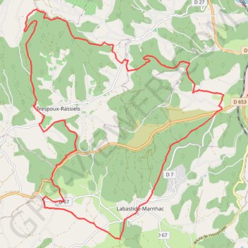 Itinéraire Le cluzel, distance, dénivelé, altitude, carte, profil, trace GPS