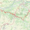 Itinéraire Brissac - Chalonnes, distance, dénivelé, altitude, carte, profil, trace GPS