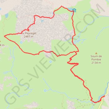 Itinéraire Pic du Peyreget, distance, dénivelé, altitude, carte, profil, trace GPS