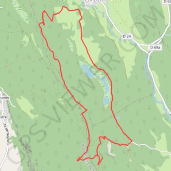 Itinéraire Belvédère de Saint-Julien, distance, dénivelé, altitude, carte, profil, trace GPS