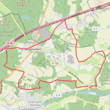 Itinéraire Le Marais, distance, dénivelé, altitude, carte, profil, trace GPS