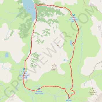 Itinéraire Boucle de Rieutort, distance, dénivelé, altitude, carte, profil, trace GPS