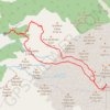 Itinéraire Cotiella par la faja de Gradiello, distance, dénivelé, altitude, carte, profil, trace GPS