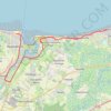 Itinéraire la-velomaritime-eurovelo-4-ouistreham-cabourg, distance, dénivelé, altitude, carte, profil, trace GPS