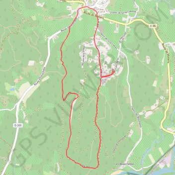 Itinéraire Les hauteurs de Faucon, distance, dénivelé, altitude, carte, profil, trace GPS